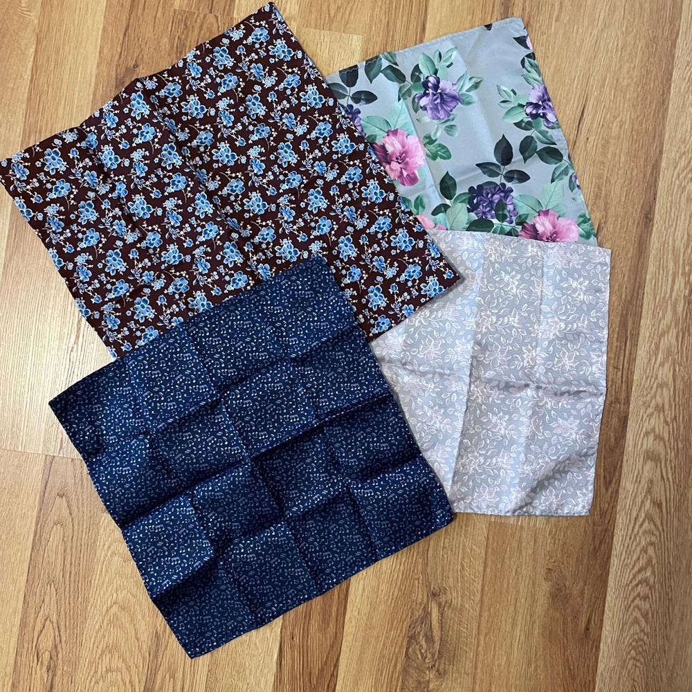 4 pocket squares